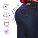 JEANS CLASICO CLAVEL - Azul Petróleo