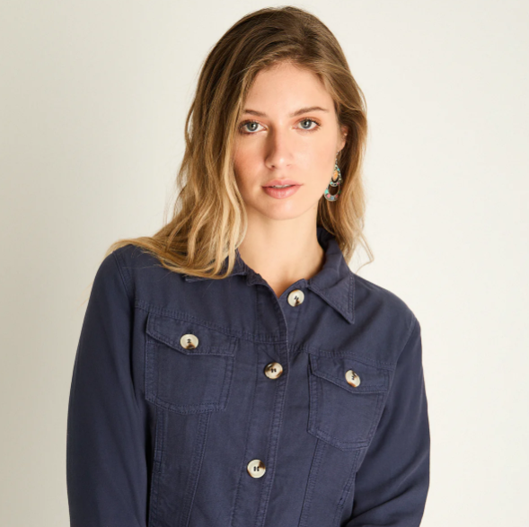 CHAQUETA MEZCLILLA AZUL